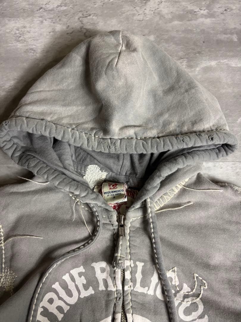 true religion パーカー Y2K グレー レディース