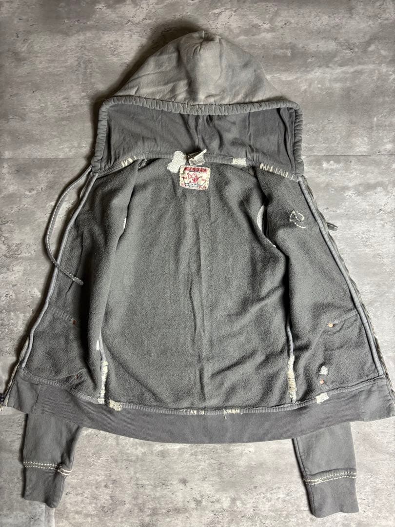 true religion パーカー Y2K グレー レディース