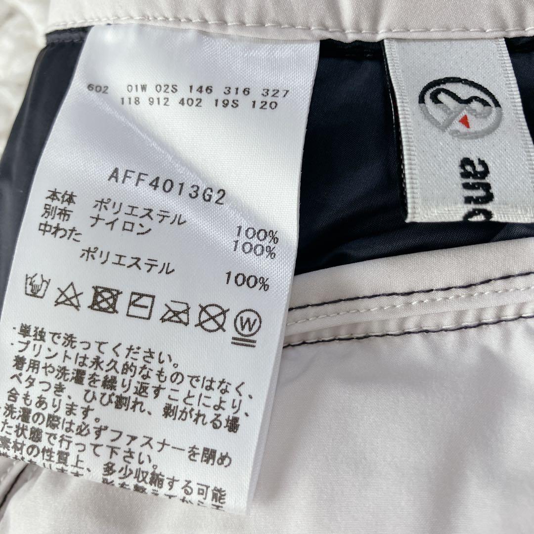 タグ付新品【2023年モデル】and per se ビッグロゴ中綿スカート LL