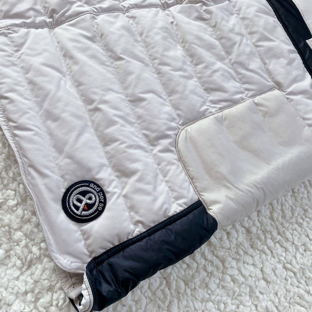 タグ付新品【2023年モデル】and per se ビッグロゴ中綿スカート LL