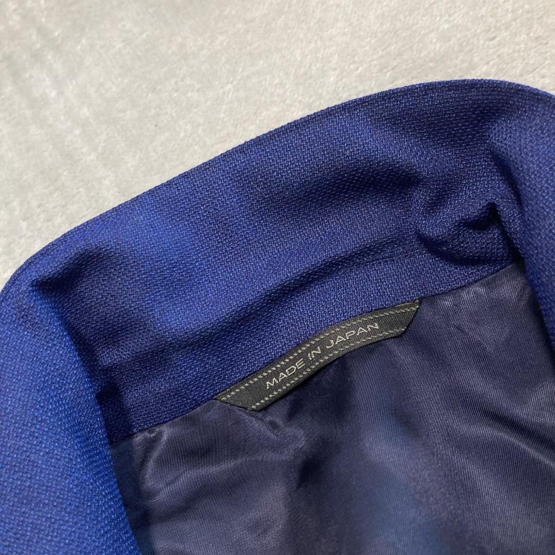 vatie DURBAN ロロピアーナ 紺ブレ シルク混 ネイビー A4