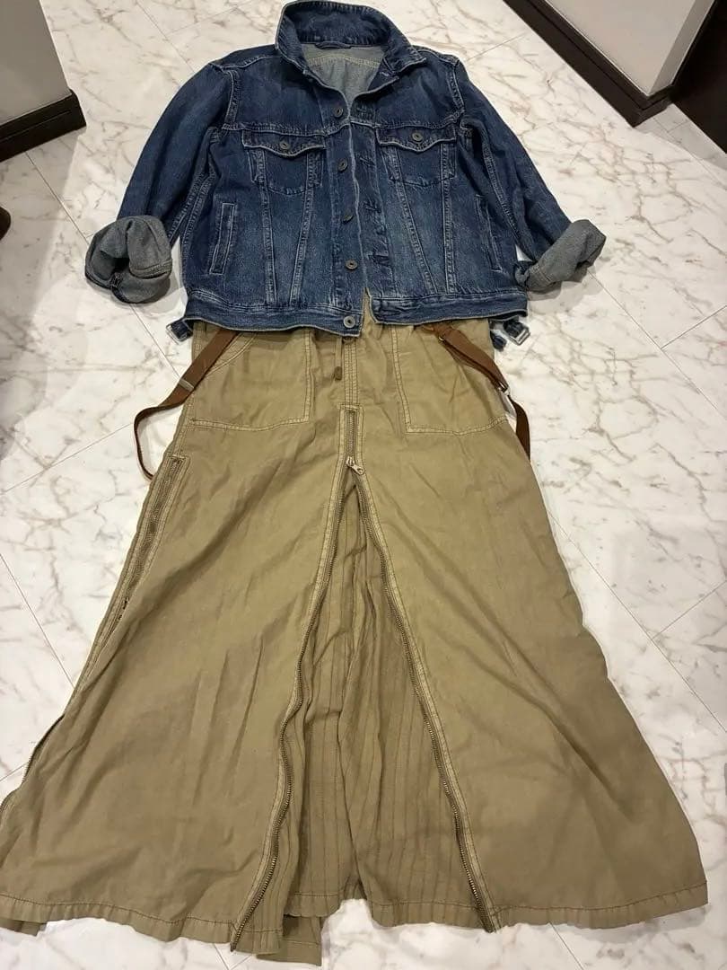 plage ダークブルー デニムジャケット