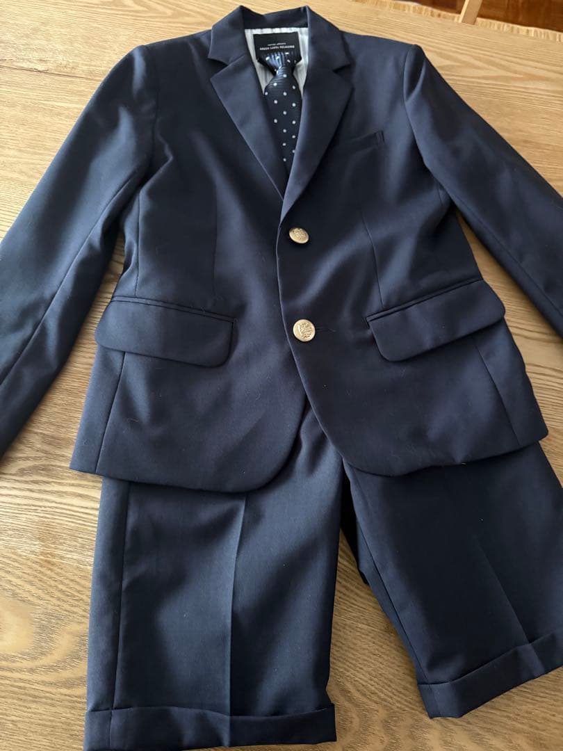 入学式卒園式　130 GREEN LABEL RELAXINGスーツネクタイ付き