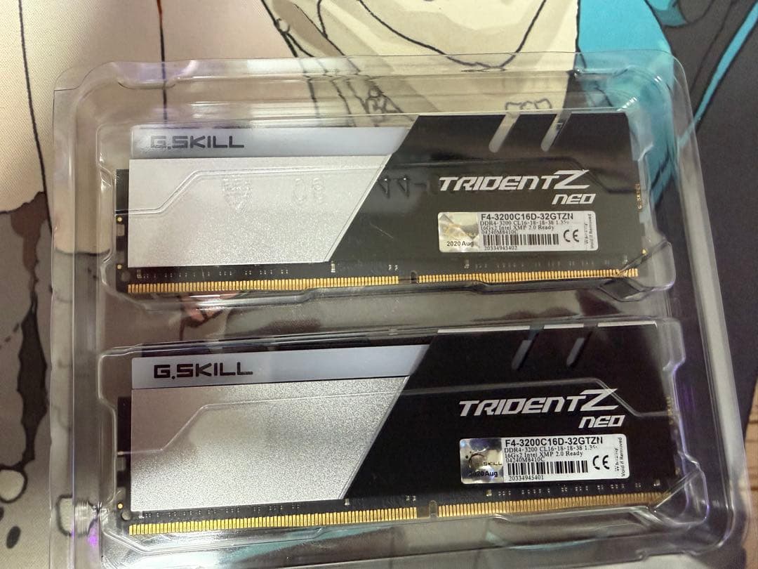 メモリー G.Skill TridentZ Neo F4-3200C16D-32GTZN