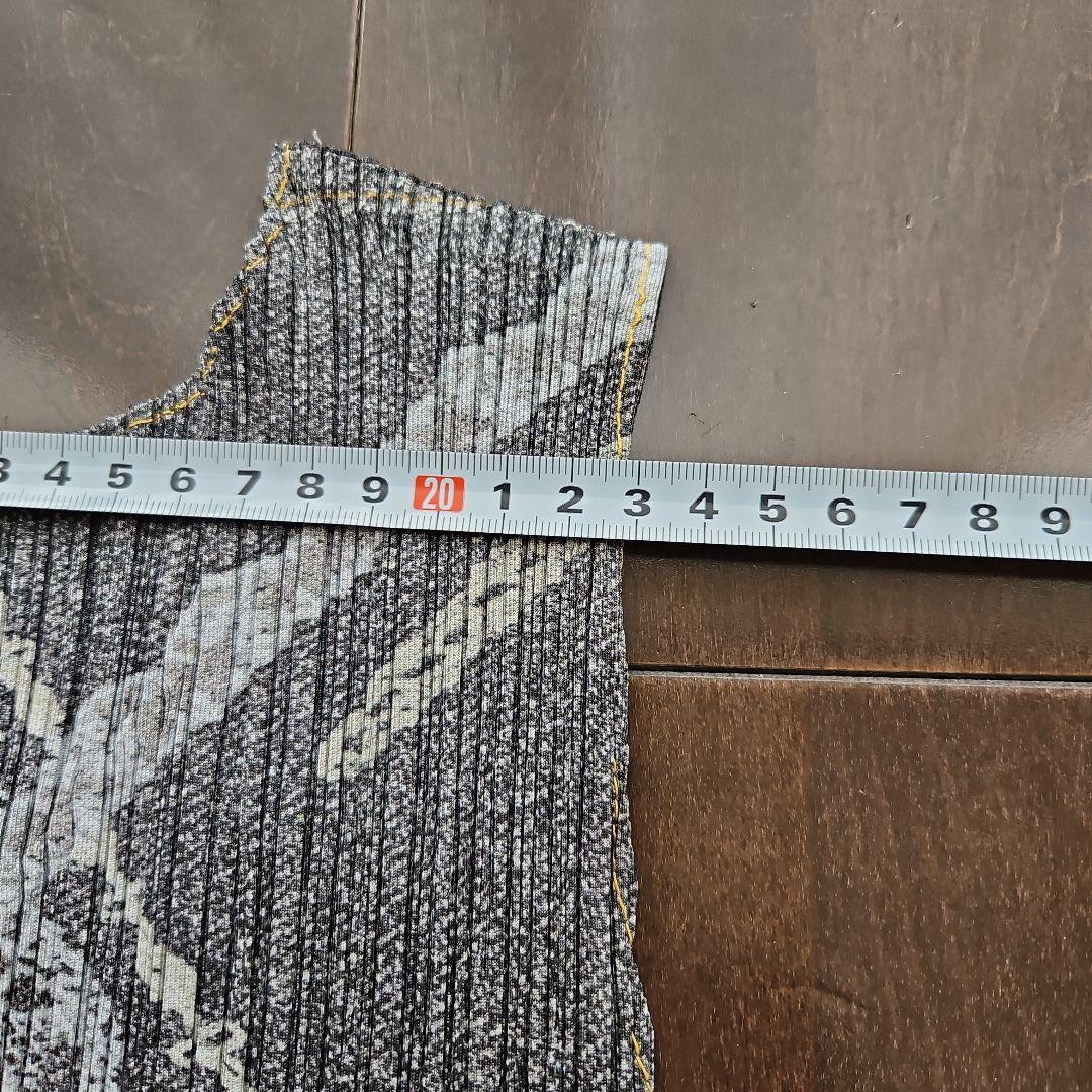 PLEATS PLEASE デニム転写ワンピース サイズ2