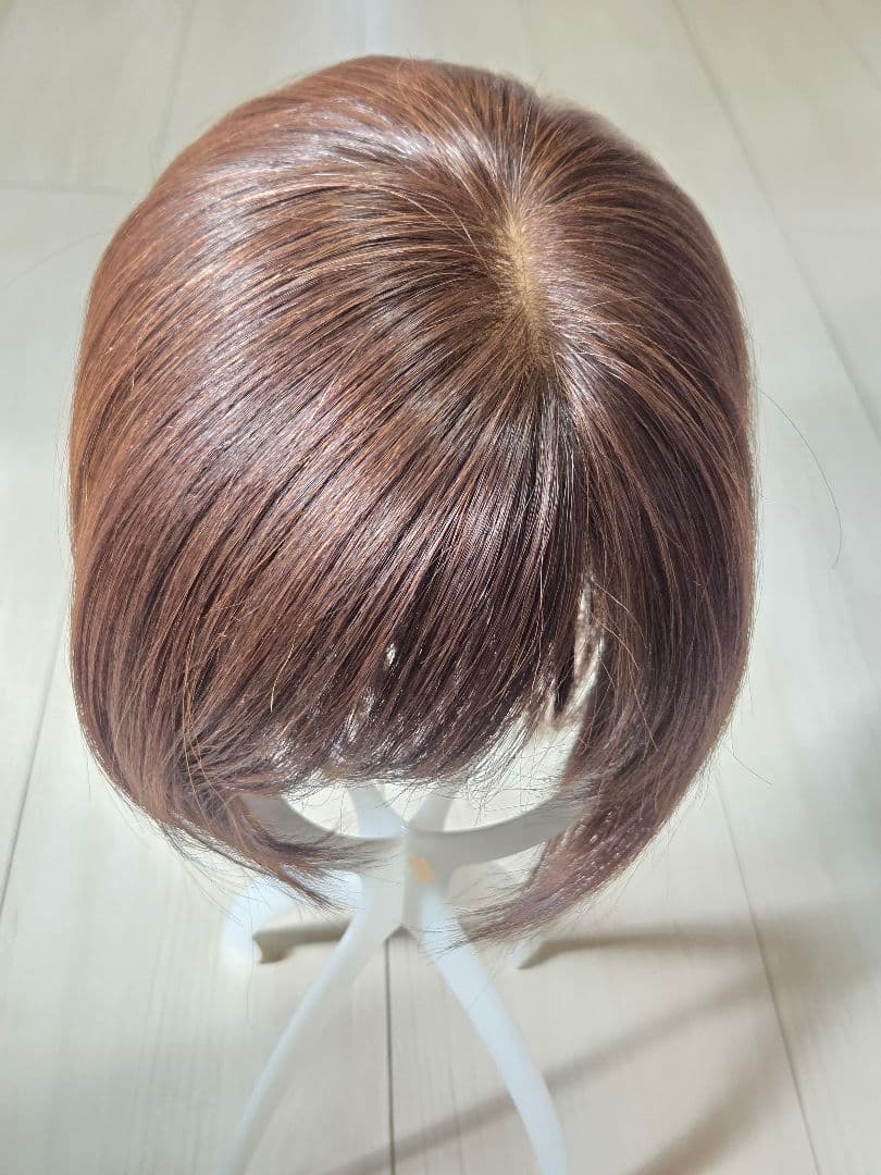 ぱ*だ様 【リネアストリア】天使のマニッシュショート人毛MIXチョコブラウンM