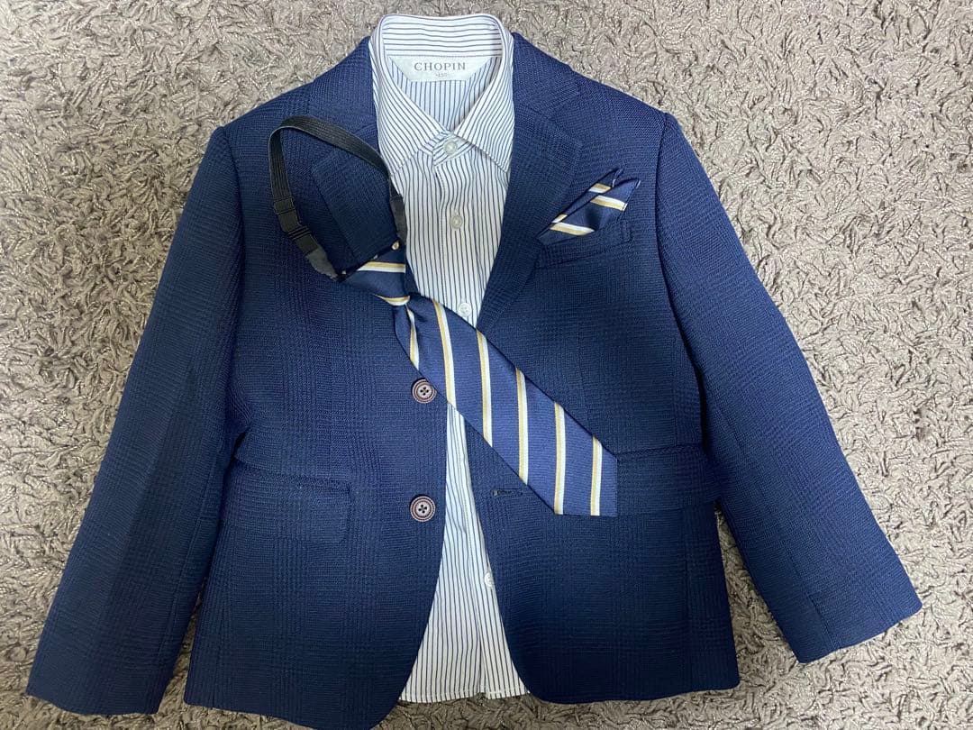 最終【CHOPIN】フォーマルスーツ　卒入学式　ショパン110㎝