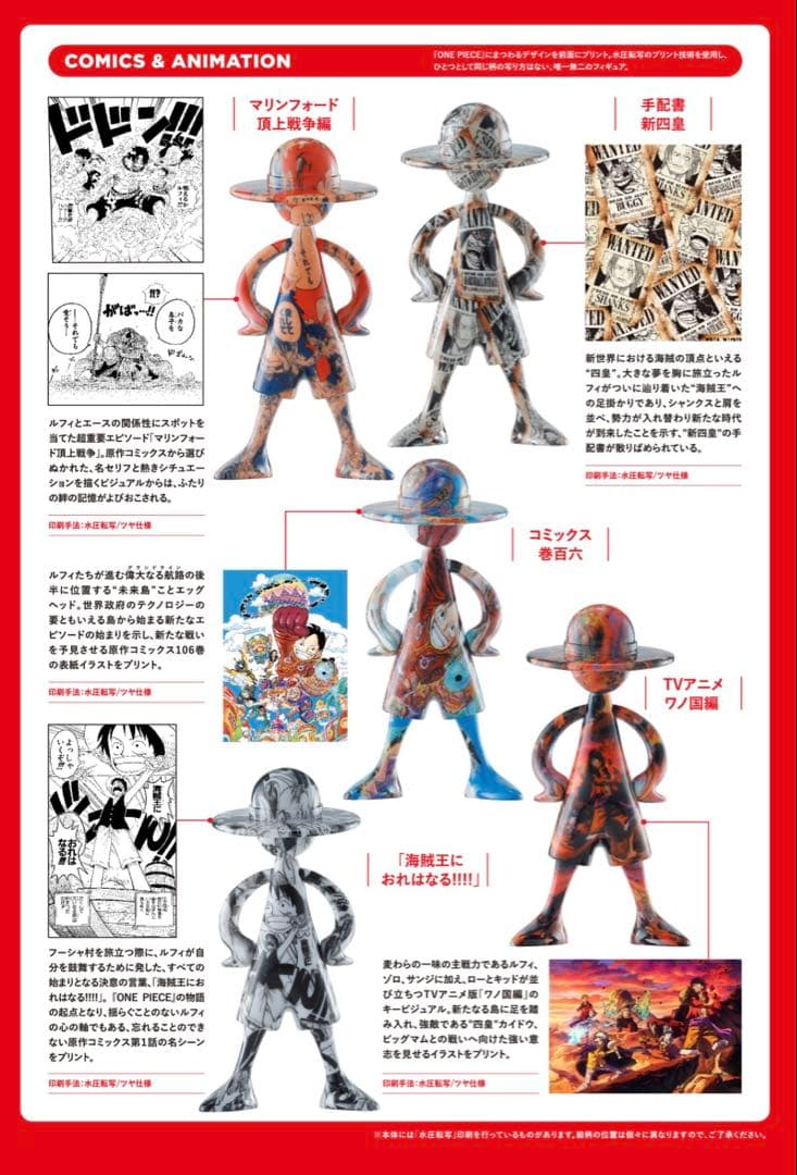 ONE PIECE LUFFY's 4点セット