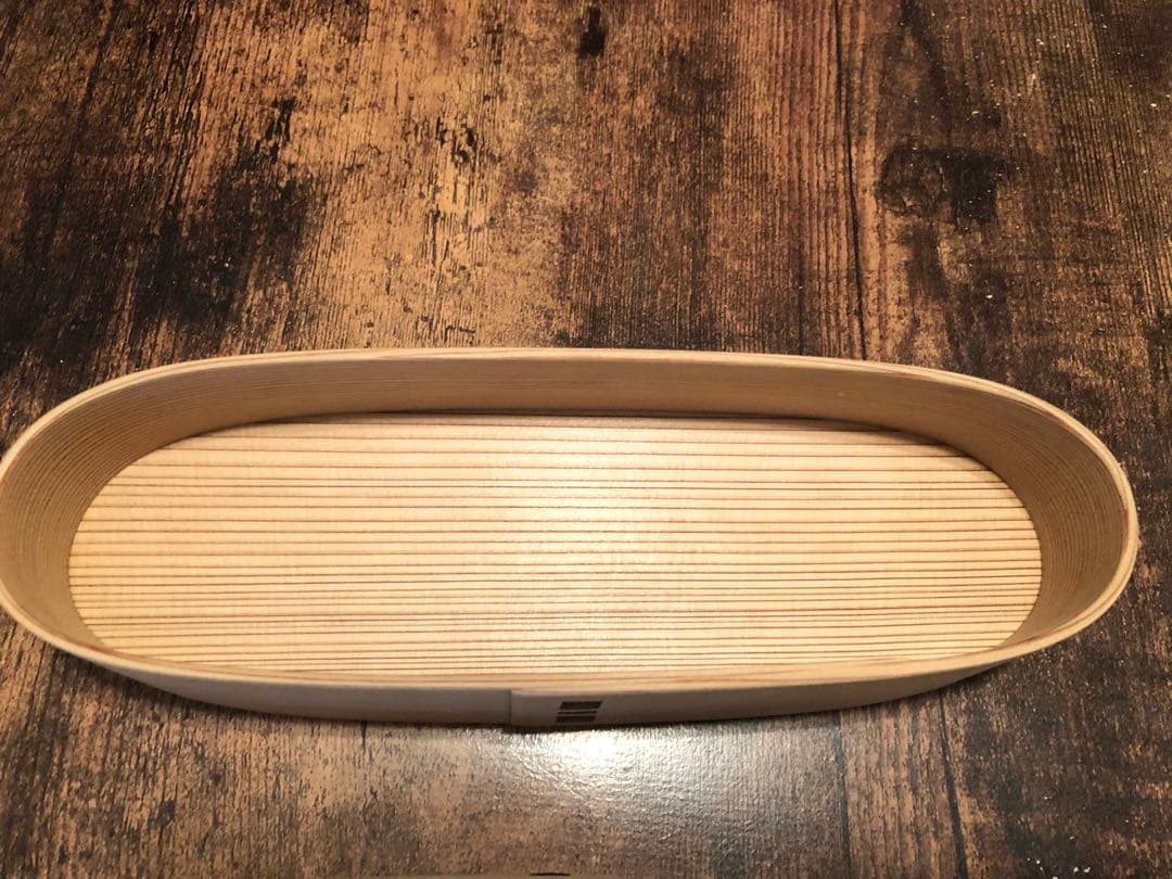 柴田慶信商店 白木長手弁当箱（小） 曲げわっぱ