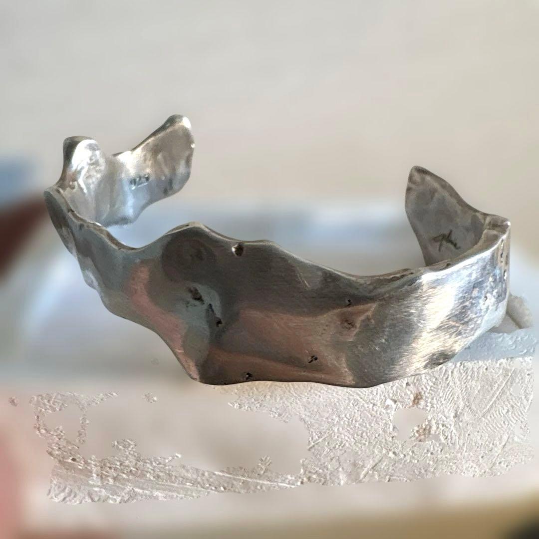 プリュイ　フローディアカフシルバー　Sサイズ