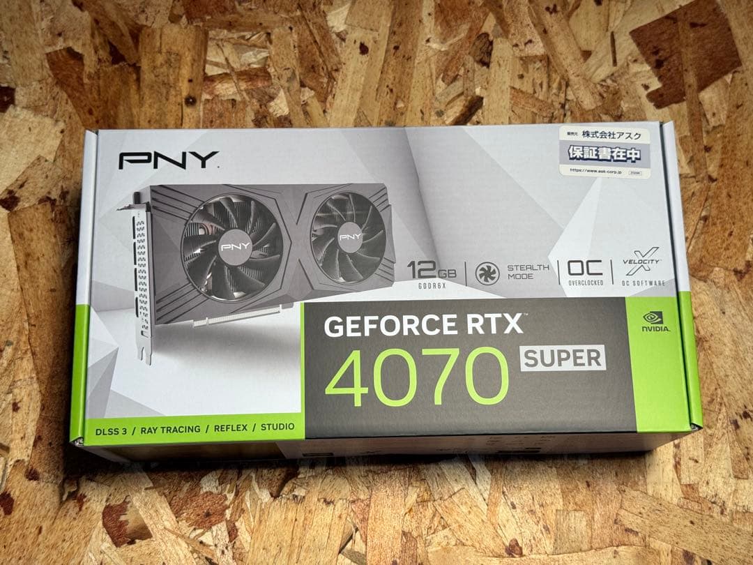 グラフィックボード・グラボ・ビデオカード PNY GeForce RTX 4070 SUPER 12GB