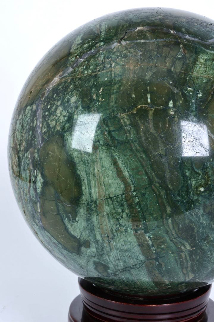 特大22.7kg 五色石 碧玉　玉 鑑賞石 飾石 天然石 美石 原石 大玉 台座