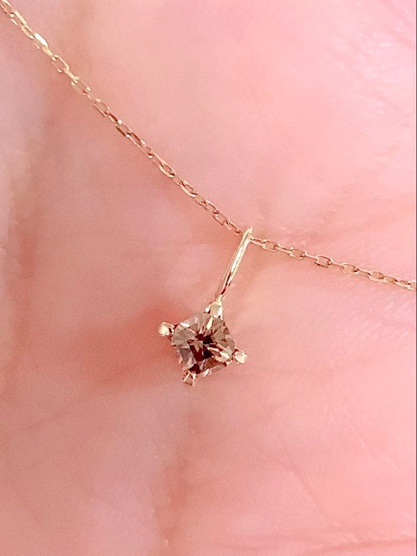 K18 ダイヤモンドネックレストップ