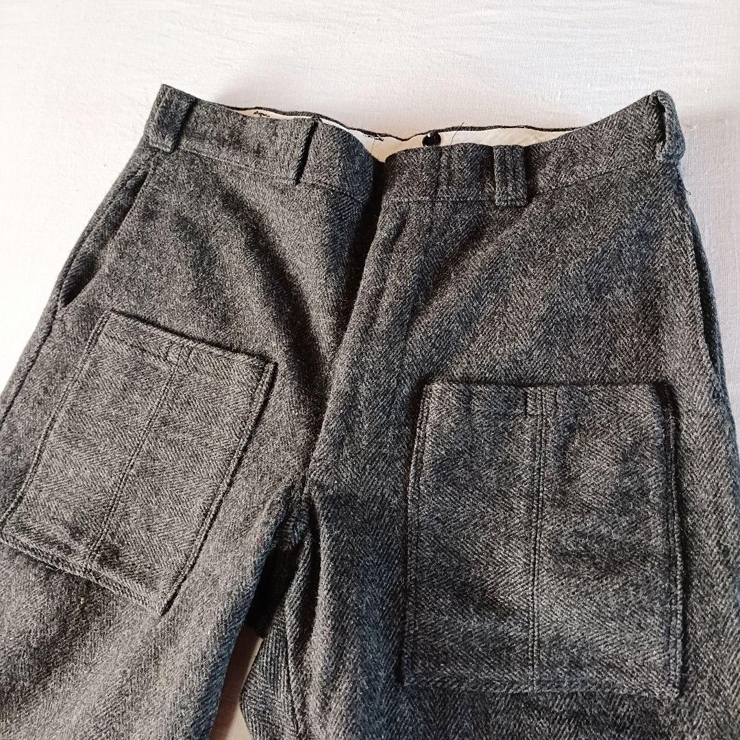 80s Woolrich ヘリンボーン ウール ブッシュパンツ