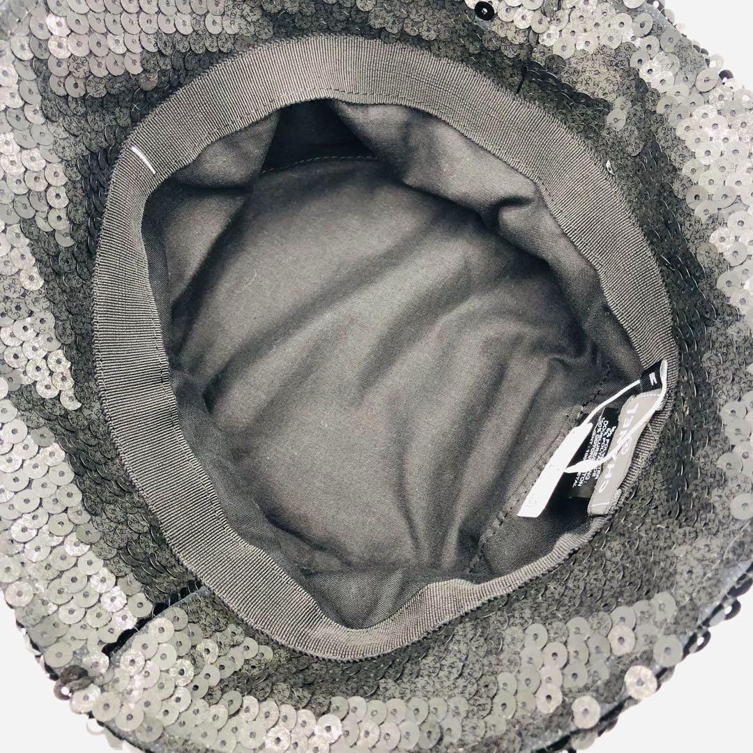 専用取り置き✨20万 未使用 シャネル スパンコールハット 23クルーズ 黒