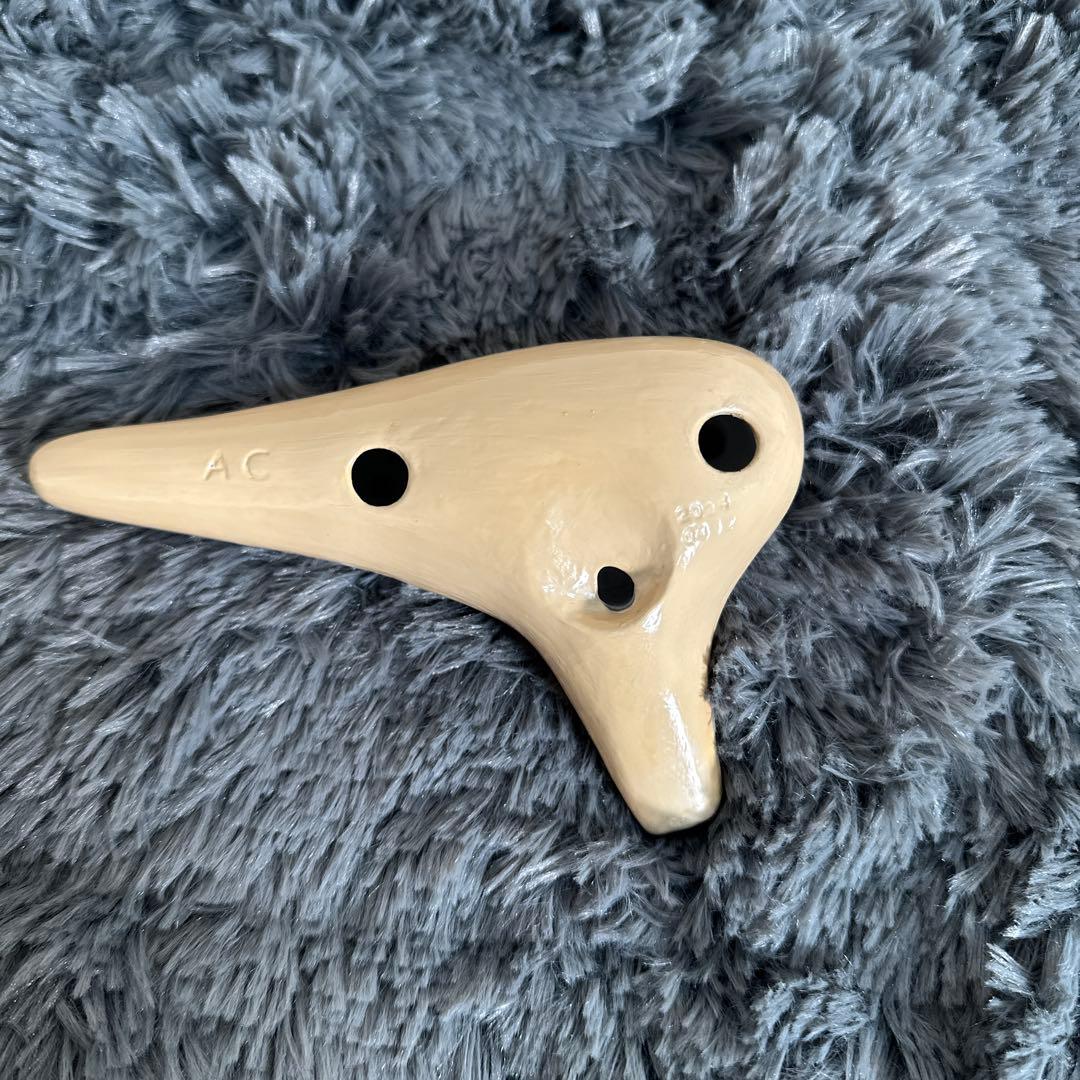 高級 CLAYTONE AC 蘭 オカリナ 花柄 管楽器