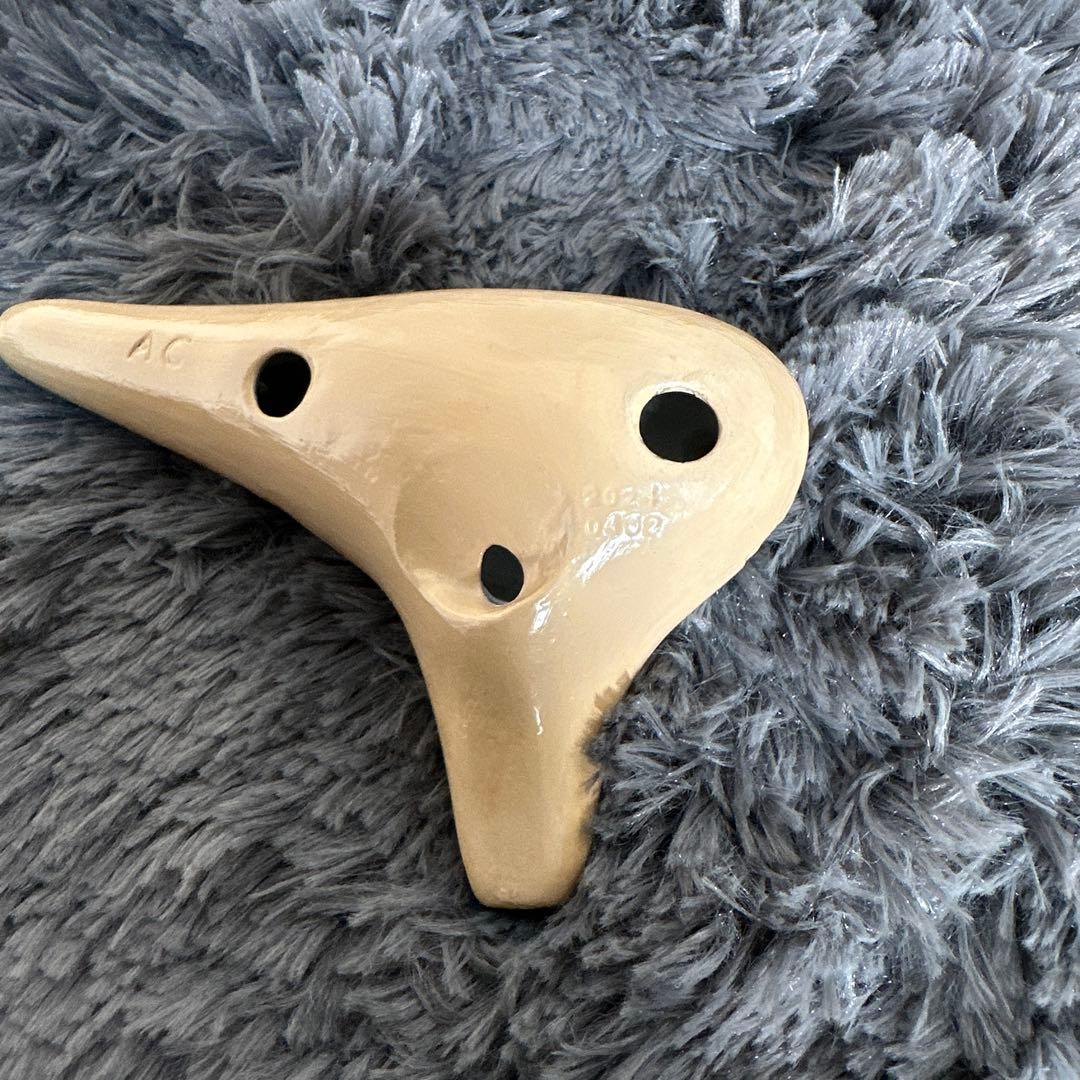 高級 CLAYTONE AC 蘭 オカリナ 花柄 管楽器