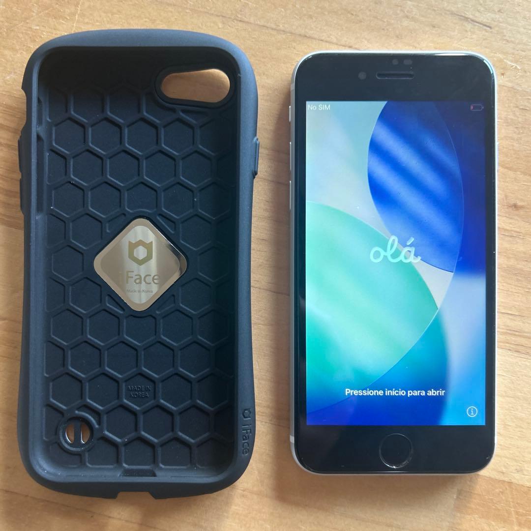 iPhone se 2世代SIMフリー iFaceケースとフィルム付き256GB