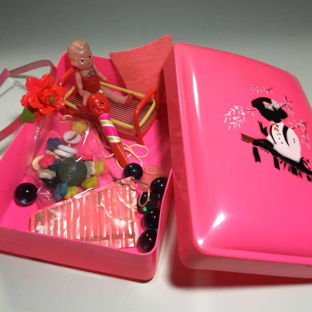 ヴィンテージ◆駄菓子屋セット②◆セルロイド人形 アンティーク 昭和レトロ