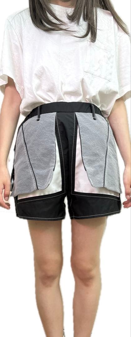 20SS ダブルファブリックショーツ