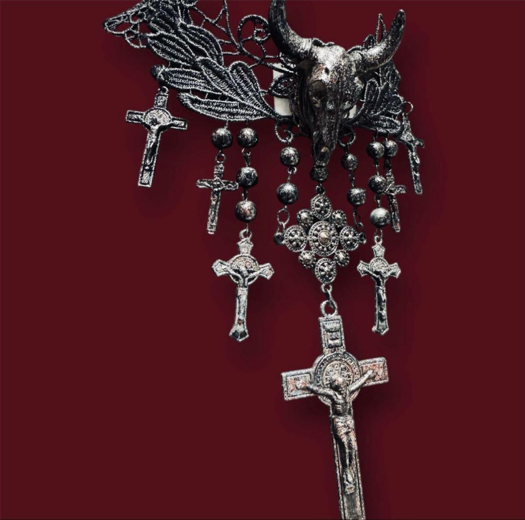 最終値下げ★ジャンポールゴルチエ★バッファロー7クロスチョーカーネックレス