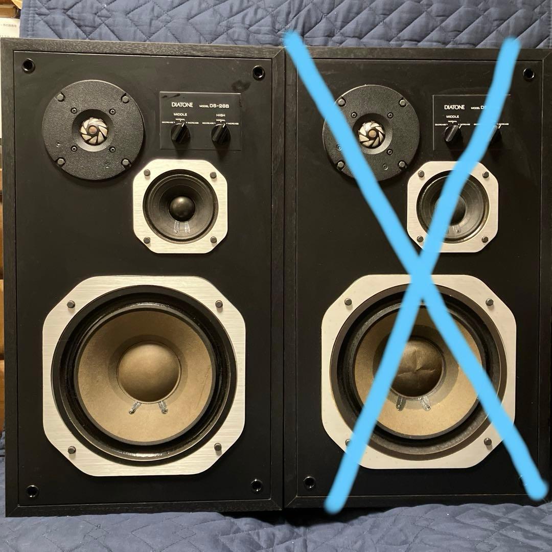 【3日間の決算バーゲン】《完動品》 ダイアトーンDS-28B 3ウェイ。　②Ｌ側