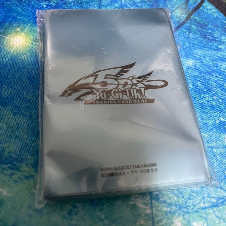 【貴重】スリーブ Tin缶 メタリックブルー 40枚 遊戯王