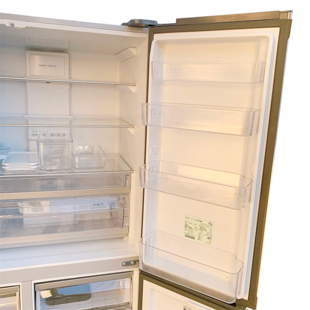 【美品】 AQUA アクア ノンフロン冷凍冷蔵庫 AQR-TZ51M