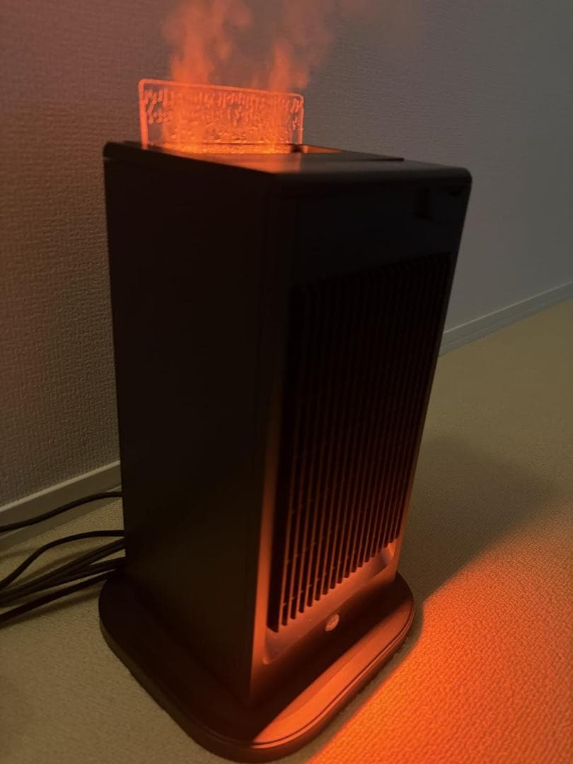 【2025全新登場 1200W大風量 超音波加湿機能セラミックヒーター】セラミ*