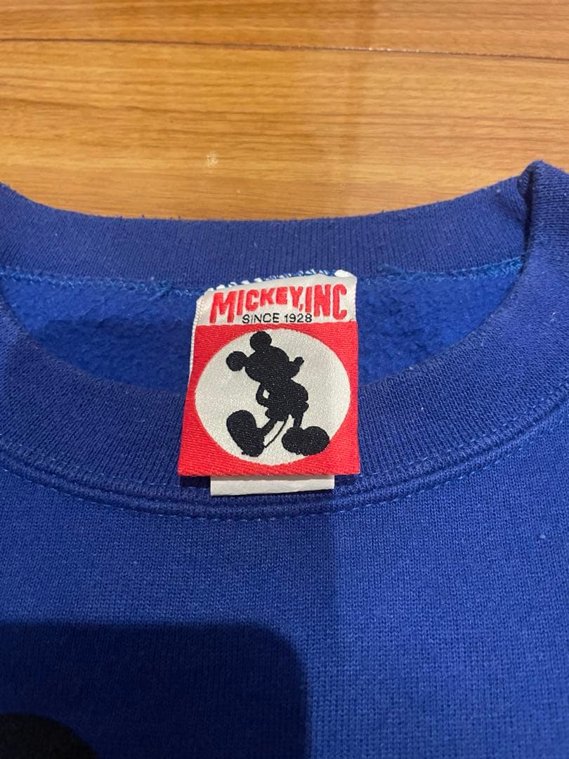 USA製 Disneyファンタジアミッキー 25周年スウェット青 90s