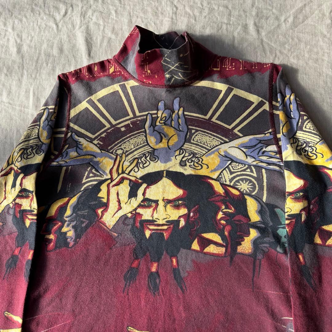 Jean Paul Gaultier ジャンポールゴルチエ 総柄 ロングTシャツ