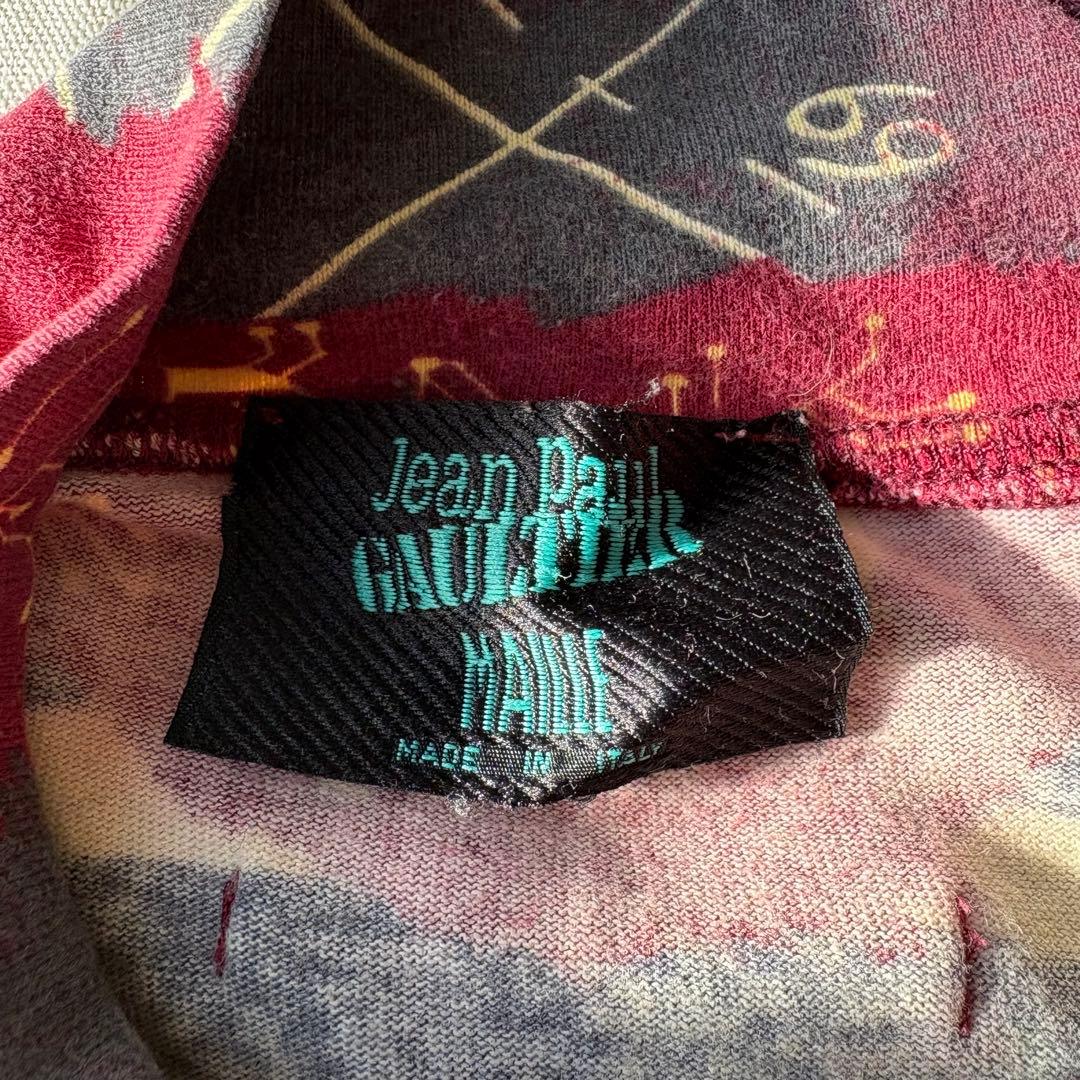 Jean Paul Gaultier ジャンポールゴルチエ 総柄 ロングTシャツ