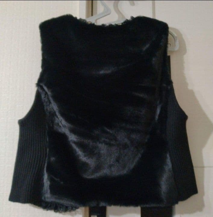 【新品】スーパービューティーニット×ファー使いのベスト44