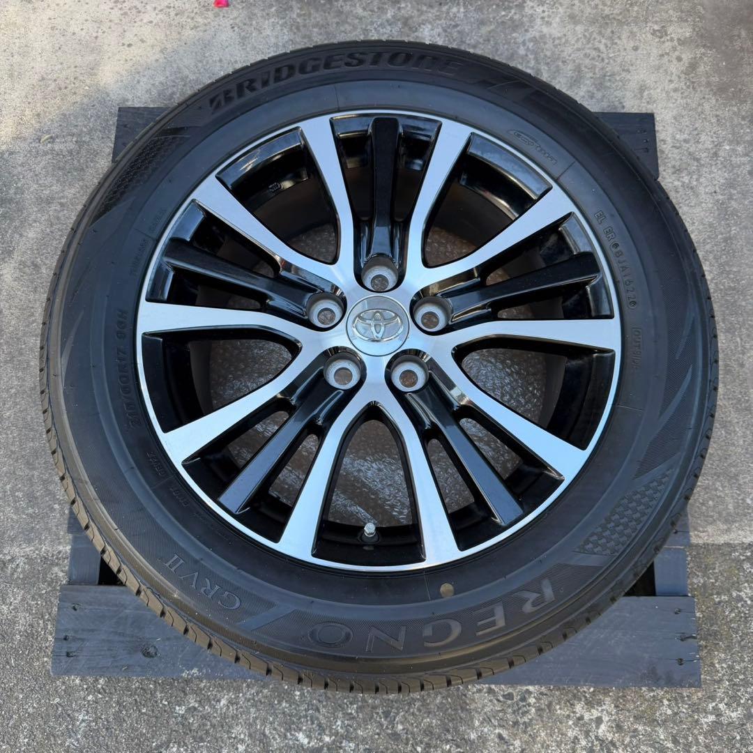 トヨタ エスティマ 50系 純正17インチ 夏タイヤブリヂストン レグノ