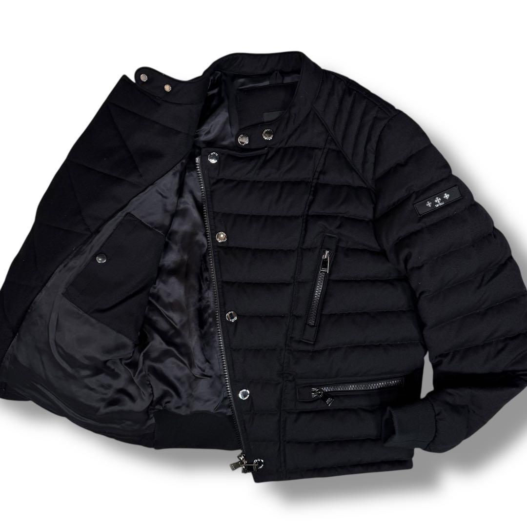 TATRAS CRISANTEMO ライダースジャケット ダウンジャケット 黒L