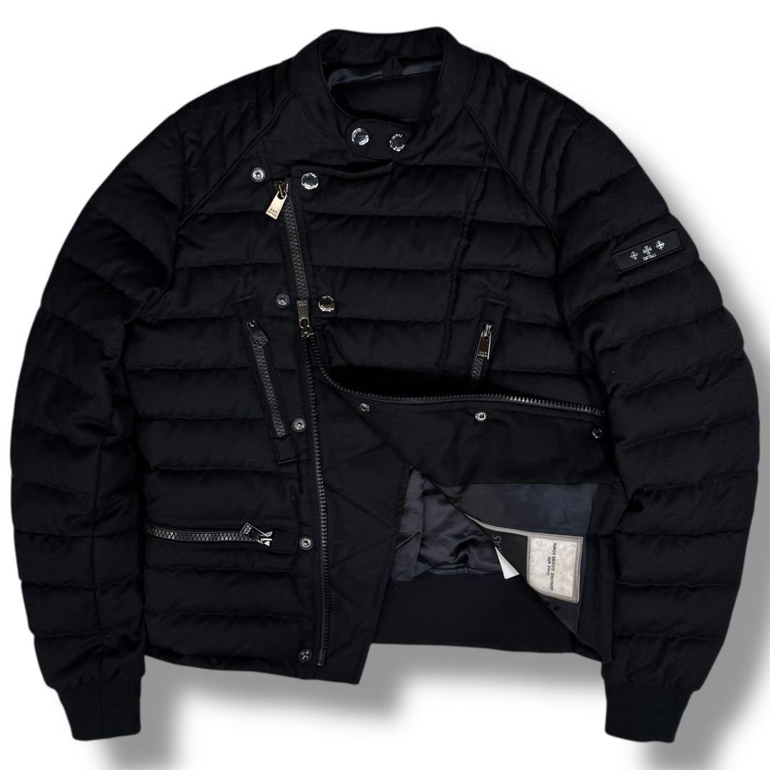 TATRAS CRISANTEMO ライダースジャケット ダウンジャケット 黒L