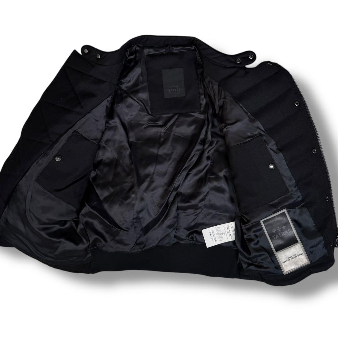 TATRAS CRISANTEMO ライダースジャケット ダウンジャケット 黒L