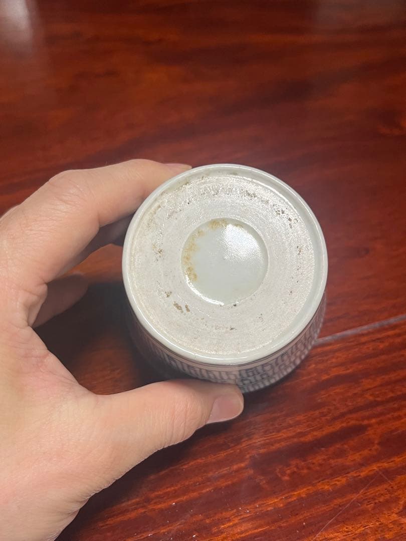 そば猪口　古伊万里　暦　幾何学　無傷完品　蕎麦猪口　モダン