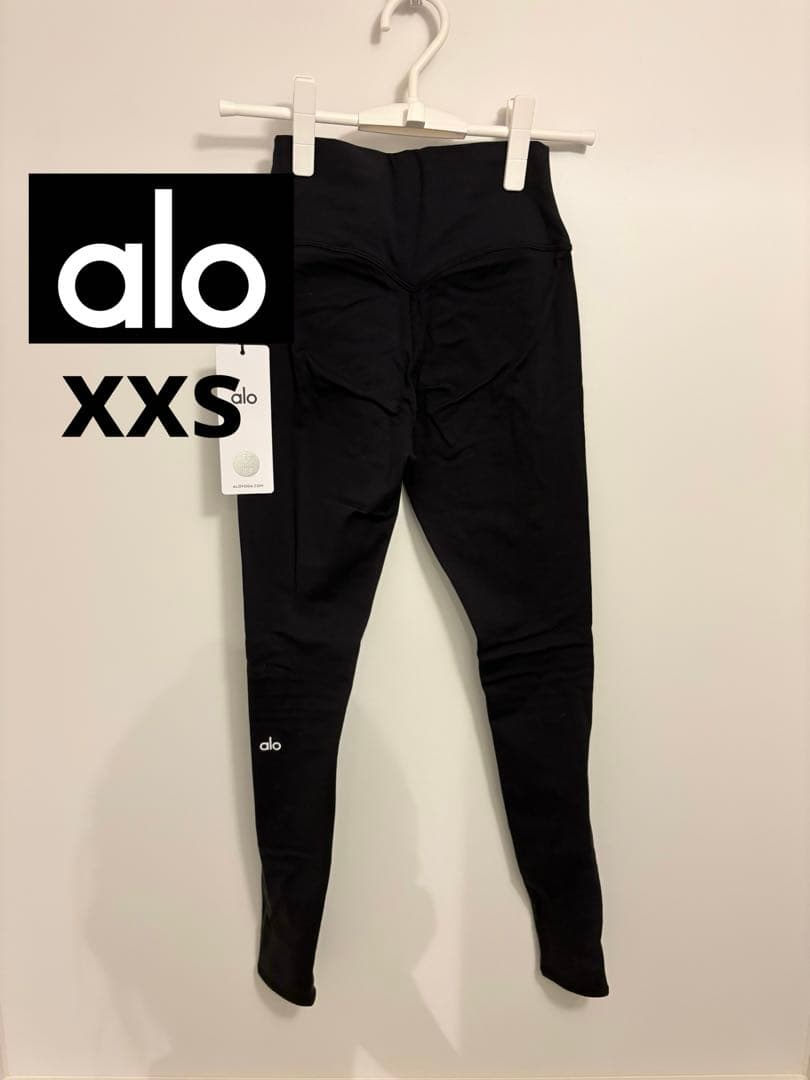 ALO Yoga 裏起毛 レギンス XXS ブラック