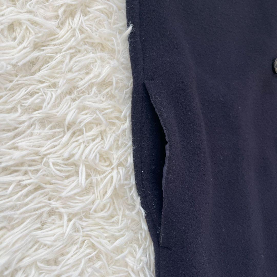 SOEJU ソージュ ウール リバー ロング ジレ ネイビー 2024年発売品