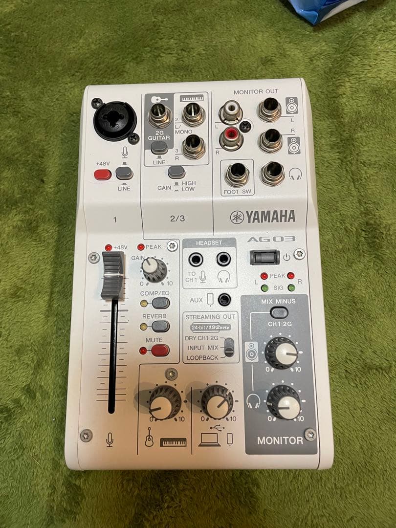 Yamaha AG03 mk2 オーディオミキサー ホワイト