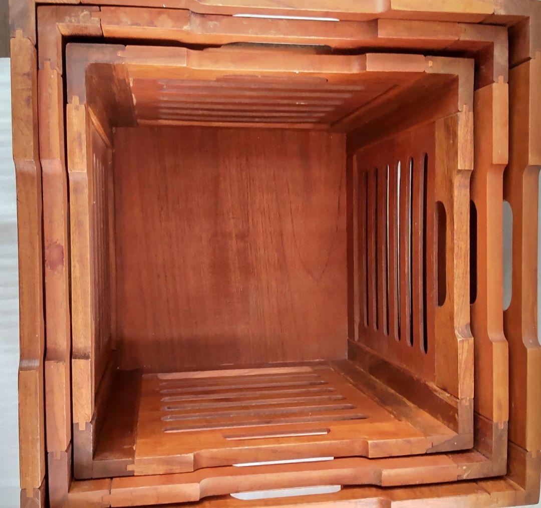 木製鉢カバー3個セット