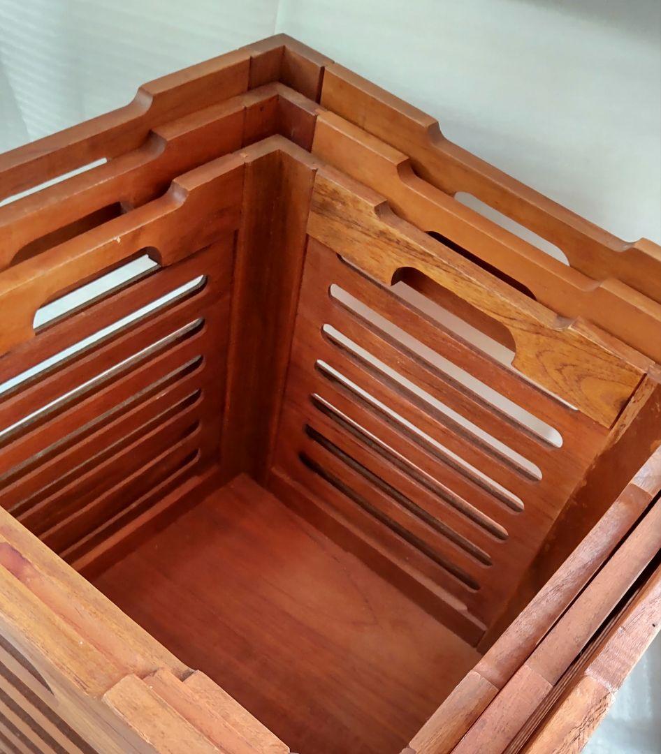 木製鉢カバー3個セット