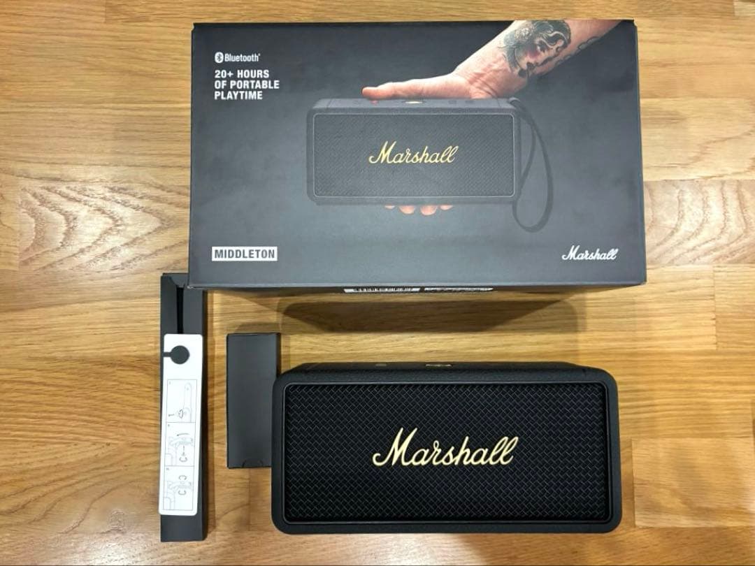 Marshall Middleton Bluetooth スピーカー ブラック