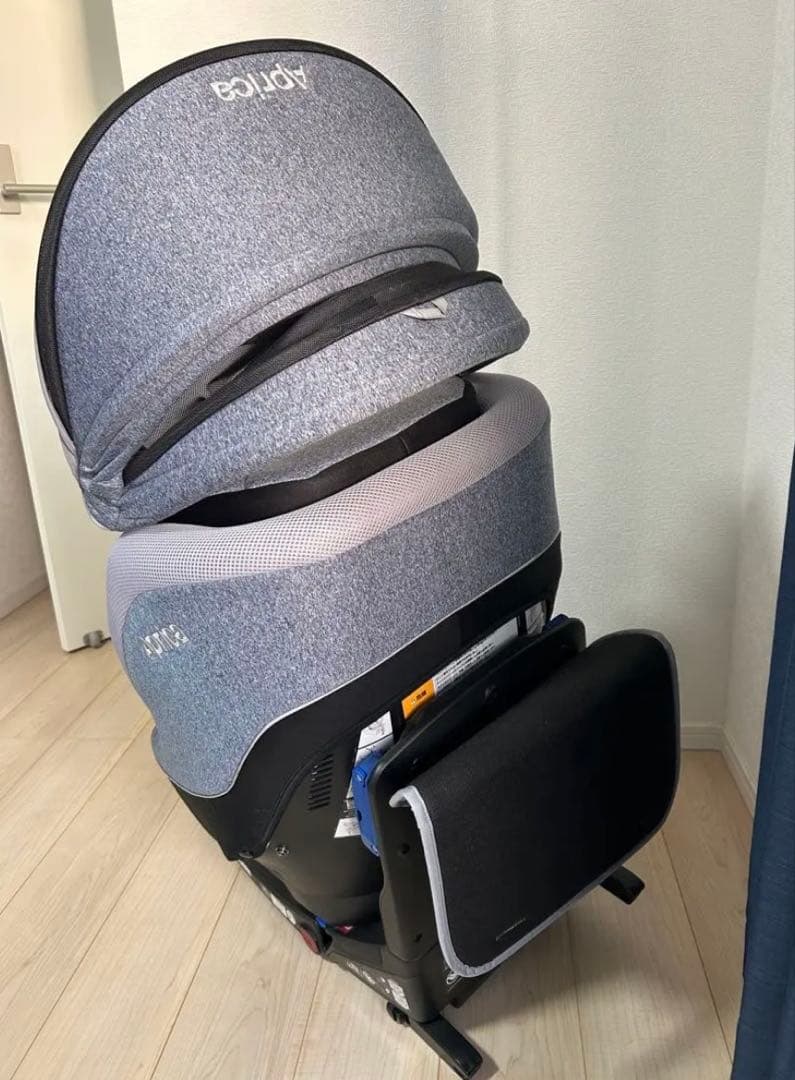 【ISOFIX対応】Aprica クルリラ 回転式 新生児 清掃済 即使用可