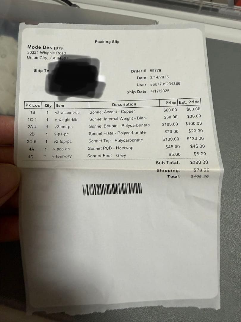 Mode Sonnet 2024 カスタムキーボード｜美品｜フルセット