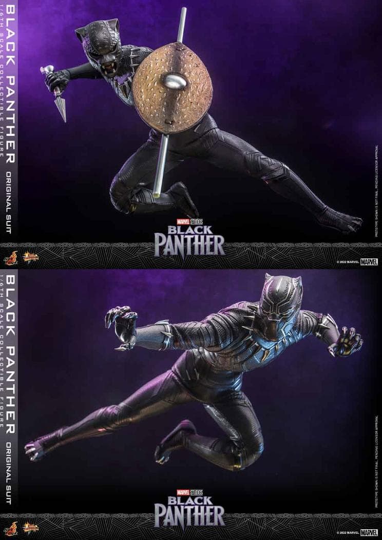 【美品】　ホットトイズ ブラックパンサー オリジナル・スーツ