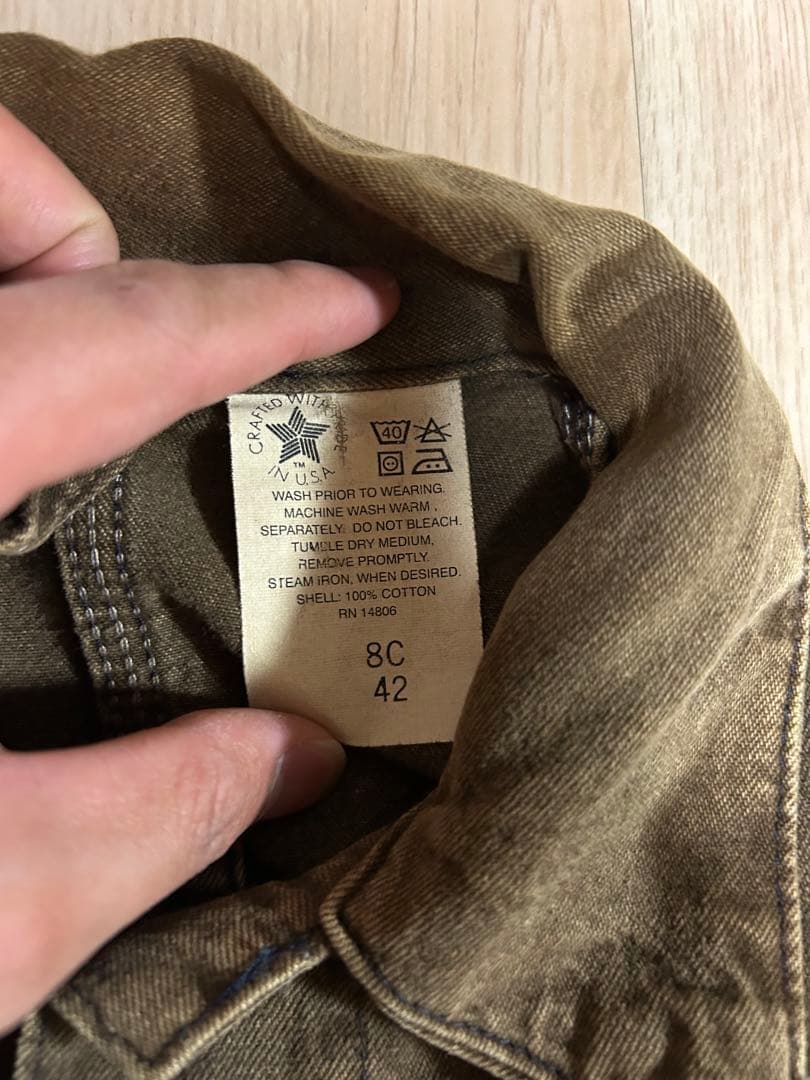 【希少】 carhartt チョアコート　裏地なし