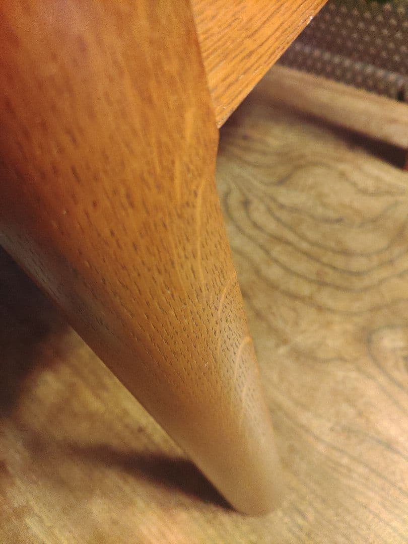 希少　カリモク　コーヒーテーブル　サイドテーブル　天然木　デスク　机　レトロ