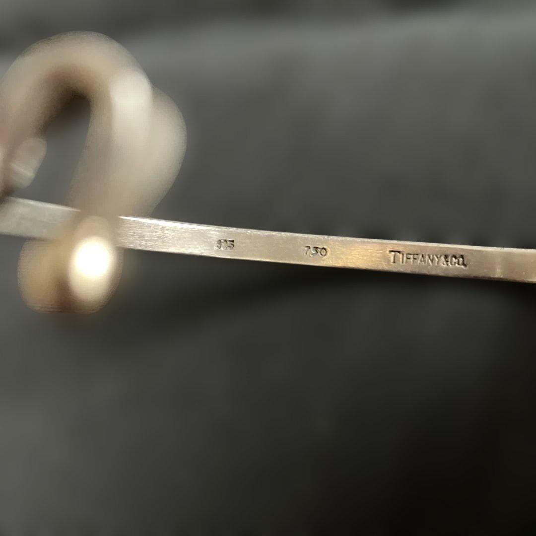 ティファニー　バングル　コンビ　銀925/18金